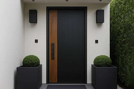 High security metal door