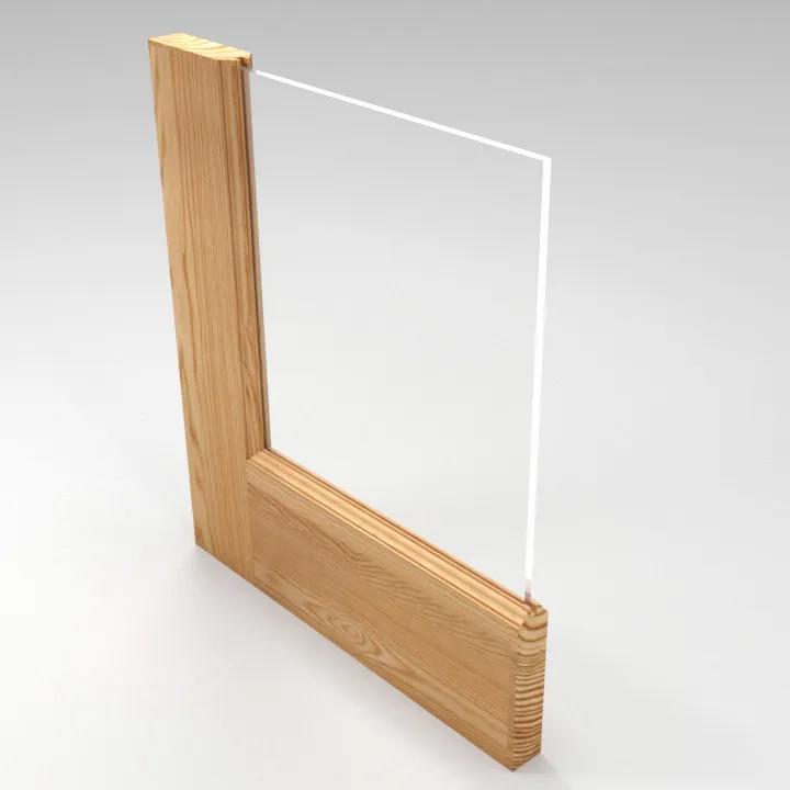 door with Glass panel construction C