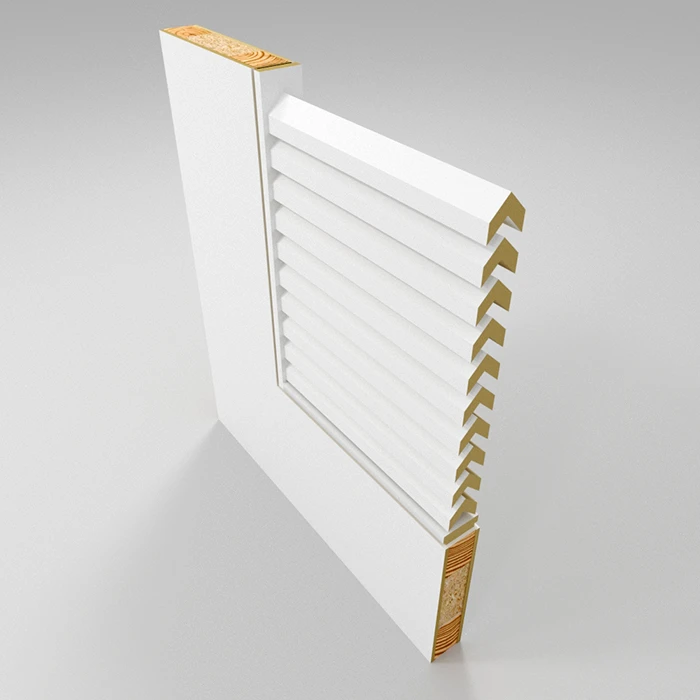door with Louver door structure C
