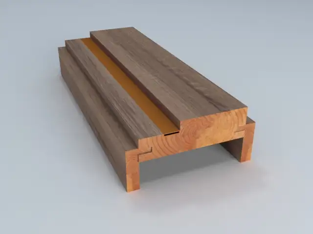 FR solid wood frame