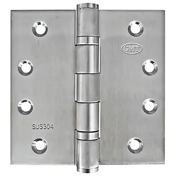 4x4x3mm ul certified stainless steel butt hinge for fire door