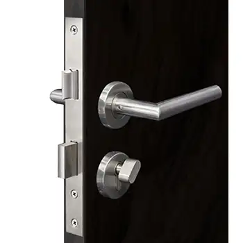 LK28 CE SUS304 Stainless steel Satin Silver fireproof Mortise lock