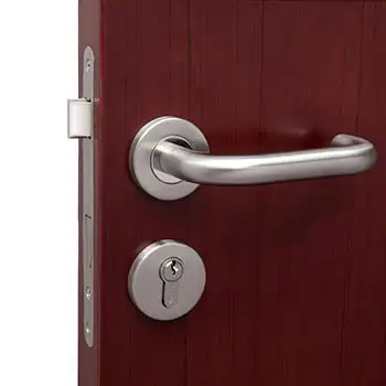 LK33 CE SUS304 Stainless steel Satin Silver fireproof Mortise lock