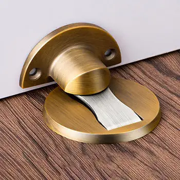 DST14 SUS304 Stainless steel electroplate Golden door stopper