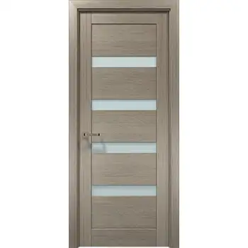 Shaker style custom made wooden door with glass design