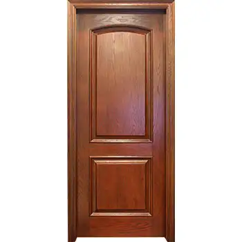 MPD19 bedroom Interior oak veneer painted 2 panel composite wood door with molding