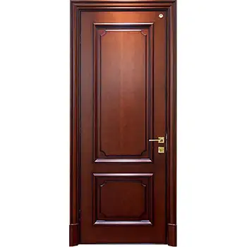 MPD09 Interior Bedroom walnut veneer painted 2 panel MDF wood door with molding