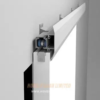 soft-close barn sliding door kits with track covering