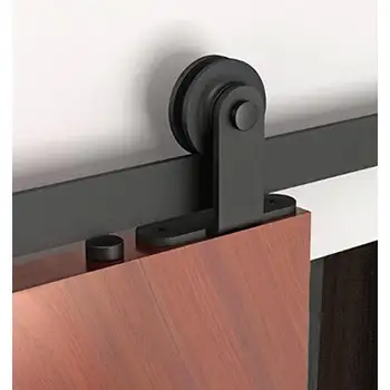 SLS09 CE iron paint Black roller sliding sytem for barn door
