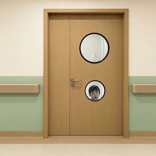 Steel hospital Pediatric patient room door