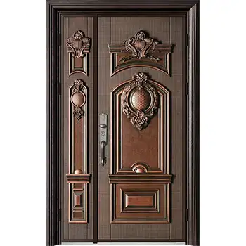 ACD20 villas exterior front entrance classic armored security alu-casting door
