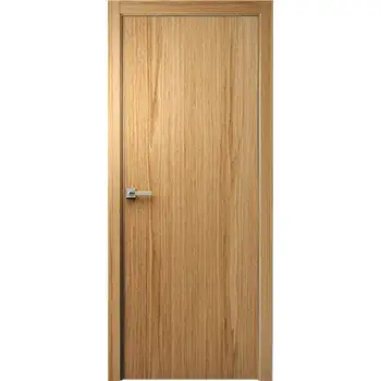 Interior bedroom sliced oak veneer MDF wood flush door