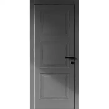 RPD20 house Interior room grey painted 3 panel riased panel MDF hollow core door