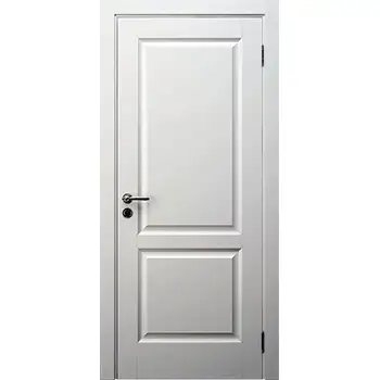 RPD28 house Interior room white painted 2 panel MDF solid core door
