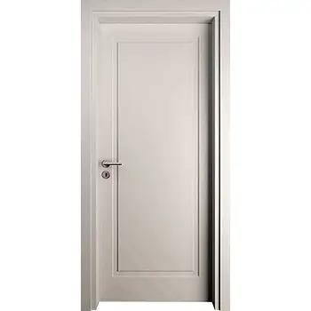RPD41 home Interior room white painted 1 panel MDF hollow core door