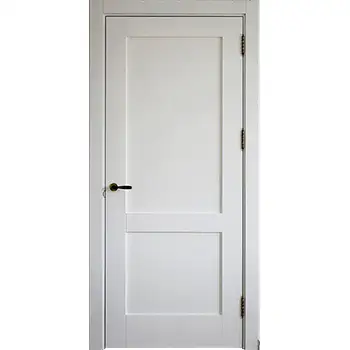 House Internal Bedroom white paint prehung two panel shaker style MDF d