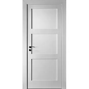 House Internal Bedroom white paint 3 panel shaker MDF solid core door