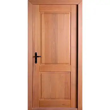 Classic mahogany solid wood 2 panel square interior door