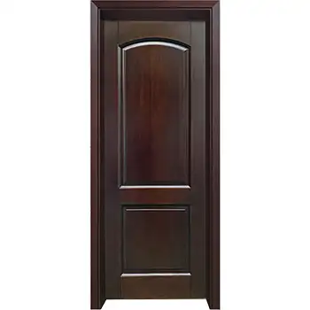 Internal bedroom two panel stile and rail walnut wood door