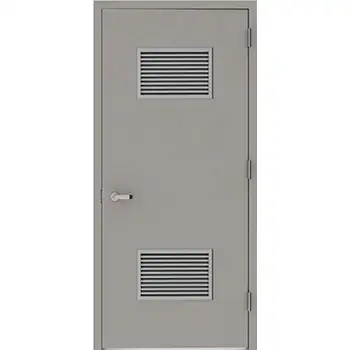 CMD04 commerical Interior UL flush steel fire rated steel door louver i