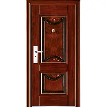 House exterior front steel door break in protection
