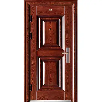 Steel home residential anti burglar metal door