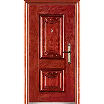 Residential front steel safety doors for home