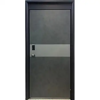 House steel high tech security front door with smart lock