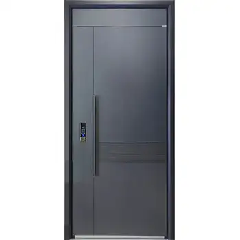 Residential high-end modern keyless security metal doors